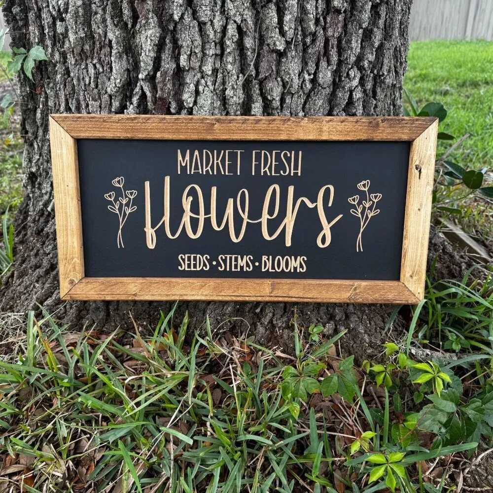 Home decor, handmade decor, wall hanging, rustic, farmhouse, flowers
